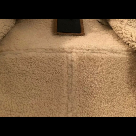 All Saints Farley Shearling Jacket - Picture 5 of 8